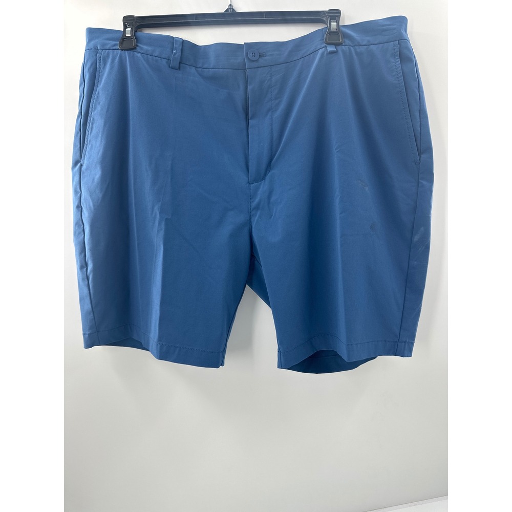 Vineyard Vines Performance Shorts Mens 42 Blue Stretch Golf Flat Front Whale